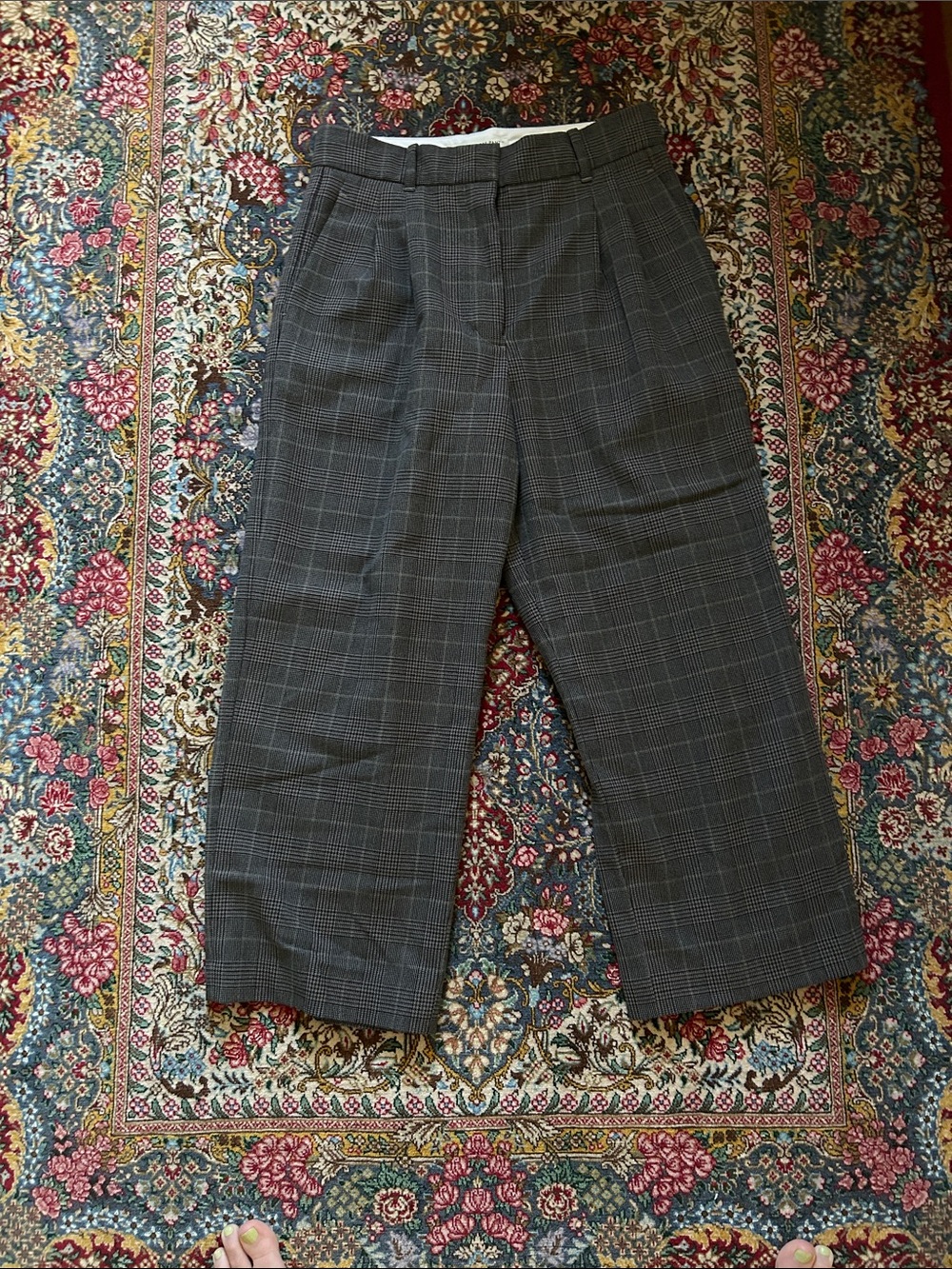 Aritzia Plaid Effortless Pants